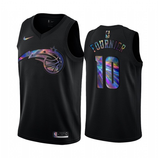 NBA Orlando Magic Trikot Evan Fournier 10 Iridescent HWC Collection Swingman - Herren